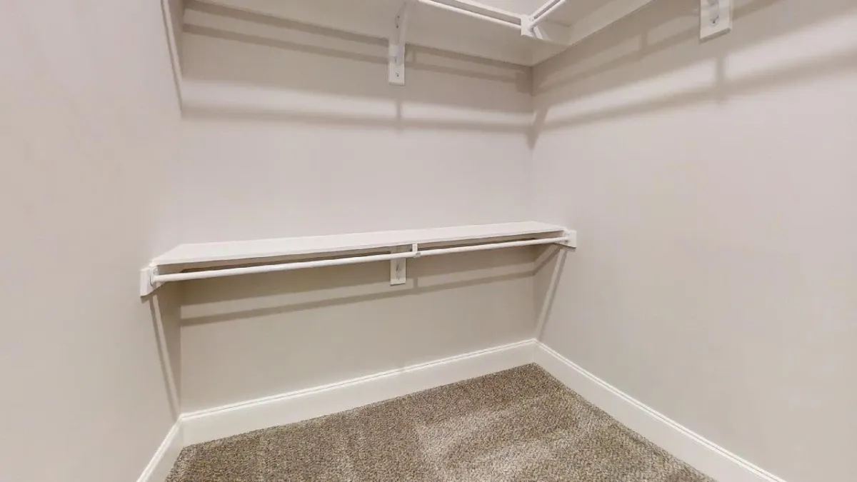 Large closet for storage or installation of shelves.