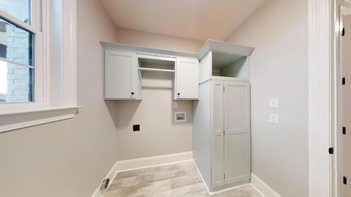 Large laundry room, washroom or storage area,