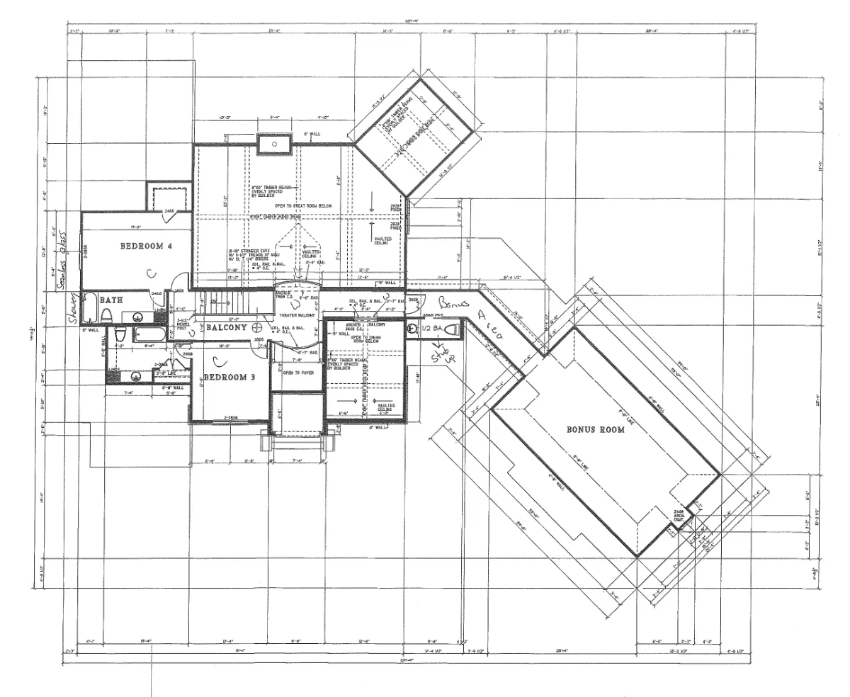 Dream Home Construction The Patel Plan floorplan layout.