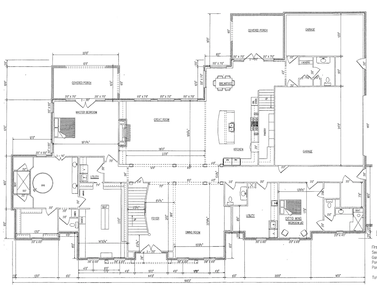 The Green Plan by Dream Home Construction Green floor plan.