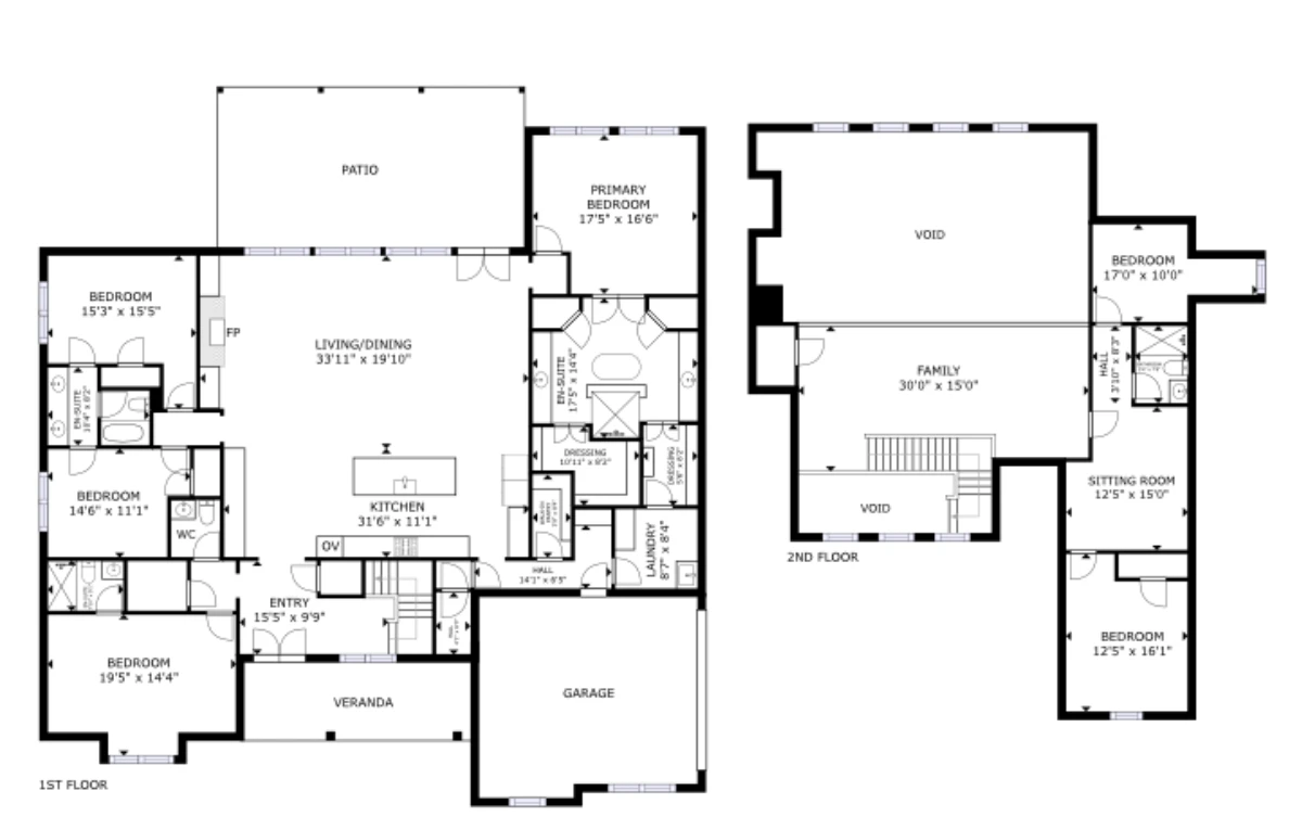 The Smith Floorplan is 3,985 total square feet custom home.